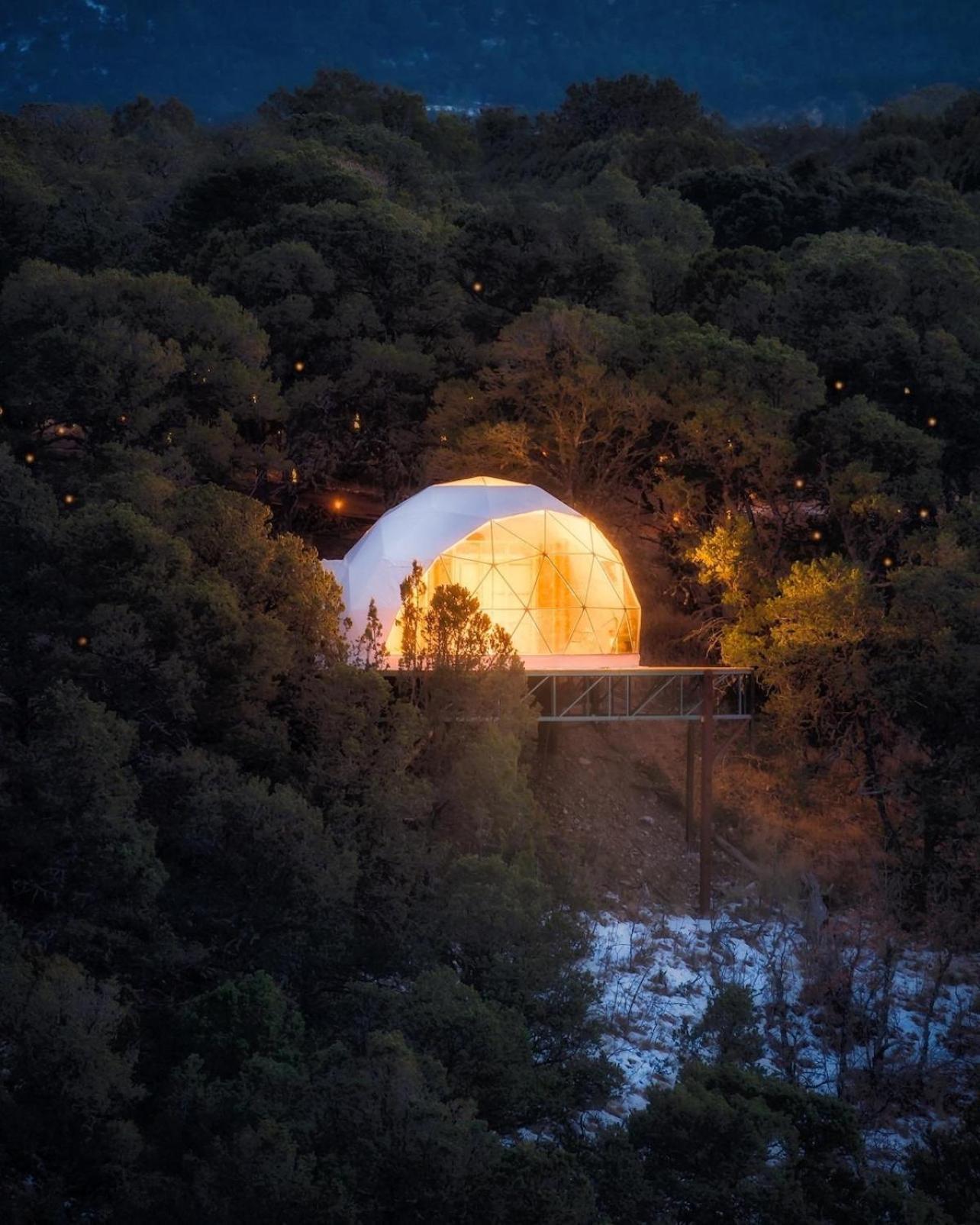 Zia Geo Dome At El Mistico Ranch, Glamping Nogal Exterior foto