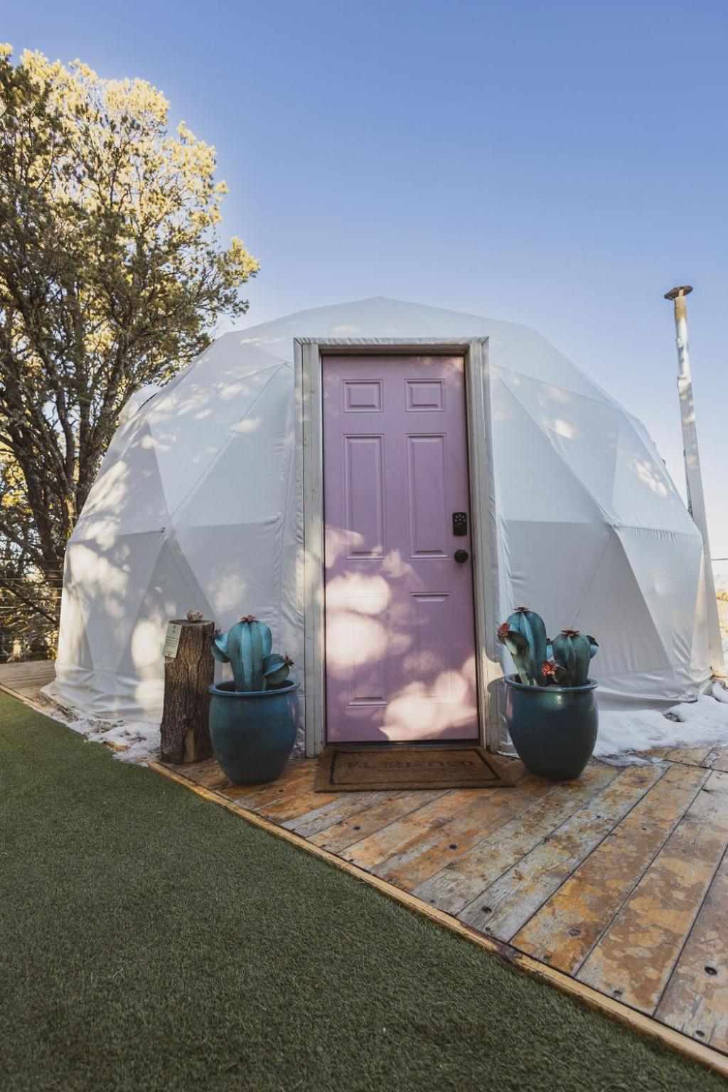 Zia Geo Dome At El Mistico Ranch, Glamping Nogal Exterior foto